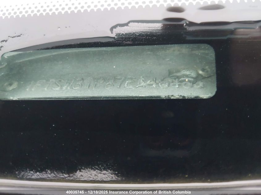 2007 Ford F350 Srw Super Duty VIN: 1FTSW31P87EA46483 Lot: 40035745