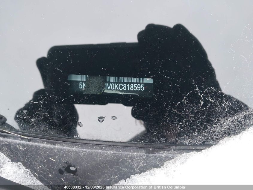 2019 Nissan Rogue S/Sl/Sv VIN: 5N1AT2MV0KC818595 Lot: 40038332