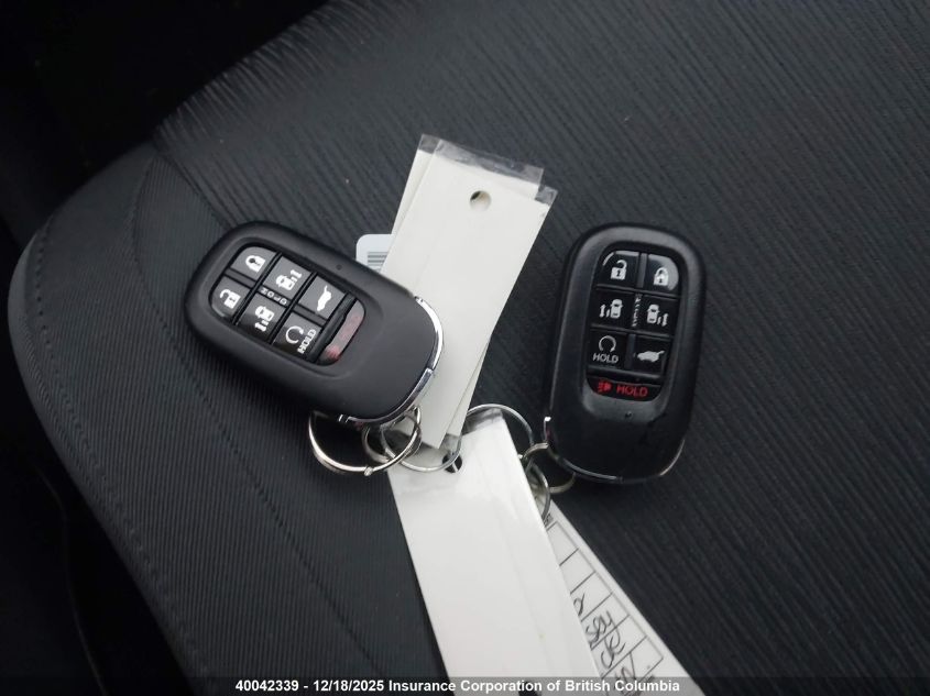 2025 Honda Odyssey Sport VIN: 5FNRL6H44SB501101 Lot: 40042339