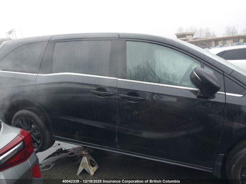 2025 Honda Odyssey Sport VIN: 5FNRL6H44SB501101 Lot: 40042339