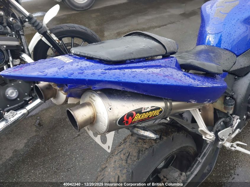 2005 Yamaha Yzfr1 VIN: JYARN13N45A002028 Lot: 40042340