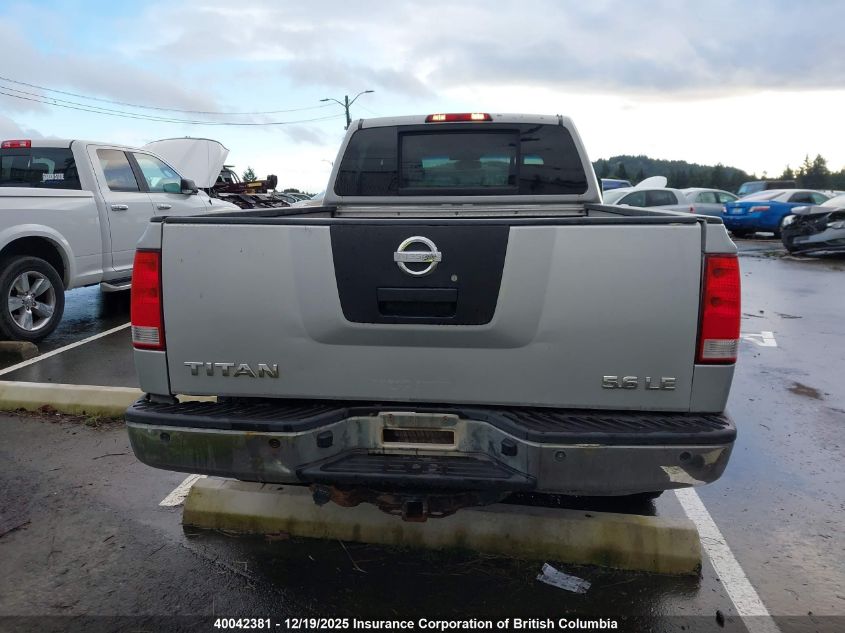 2008 Nissan Titan VIN: 1N6AA07F48N336029 Lot: 40042381