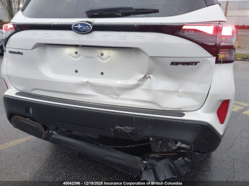 2025 Subaru Forester Sport VIN: JF2SLDHC0SH589935 Lot: 40042396