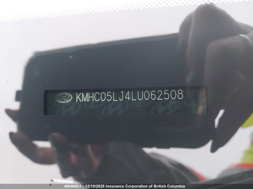 2020 Hyundai Ioniq Ultimate VIN: KMHC05LJ4LU062508 Lot: 40040821