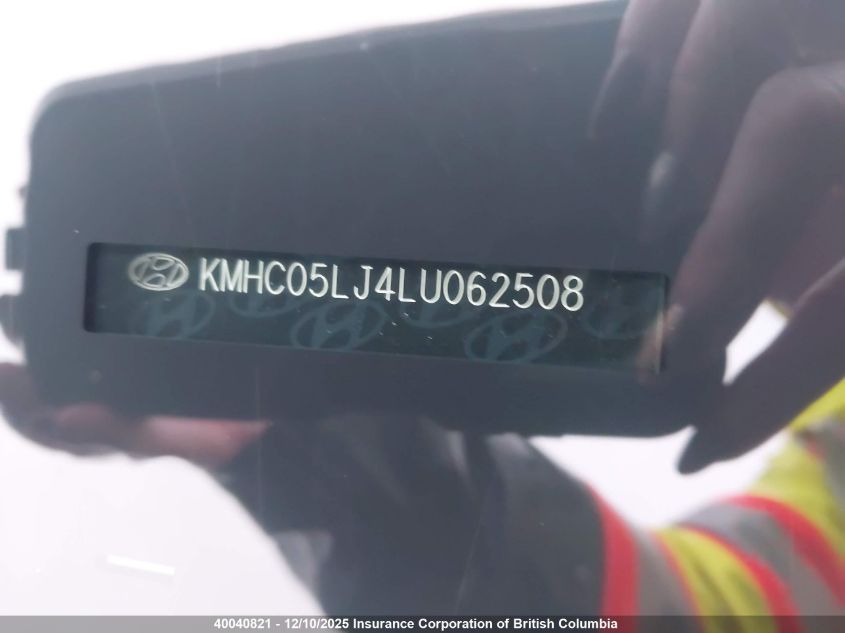 2020 Hyundai Ioniq Ultimate VIN: KMHC05LJ4LU062508 Lot: 40040821