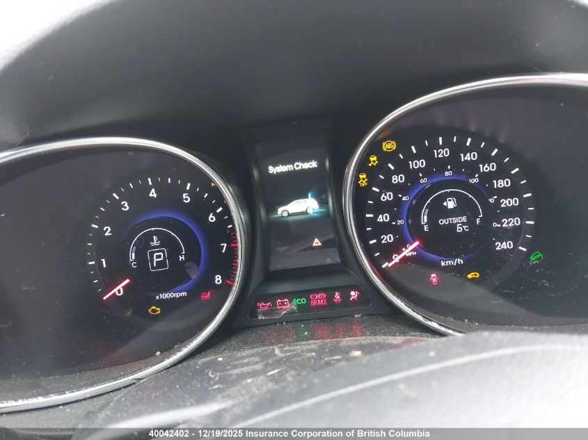 2014 Hyundai Santa Fe Gls VIN: KM8SNDHF1EU040593 Lot: 40042402