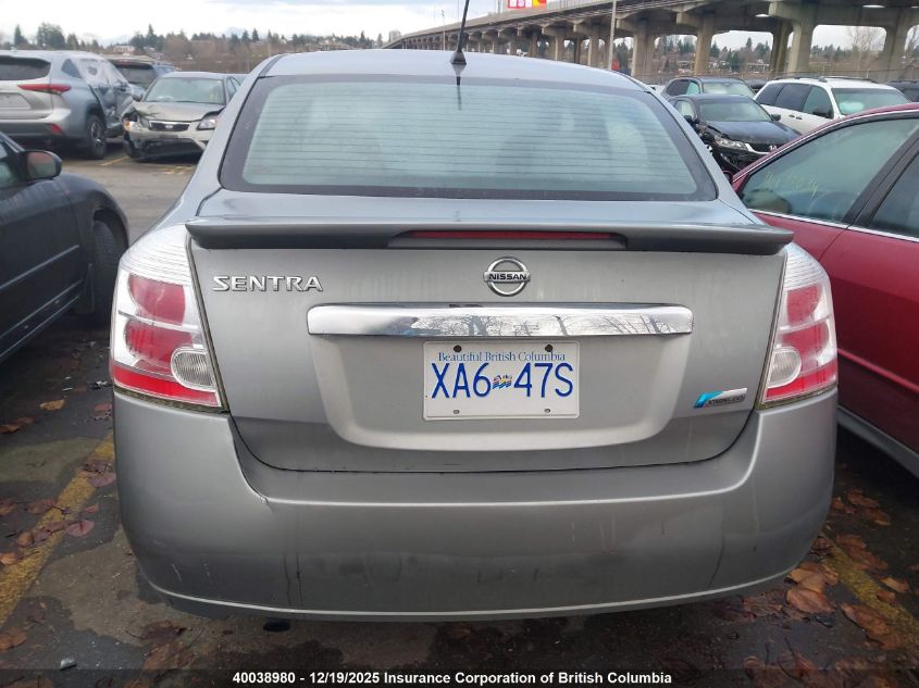 2011 Nissan Sentra 2.0/2.0S/Sr/2.0Sl VIN: 3N1AB6AP9BL659703 Lot: 40038980