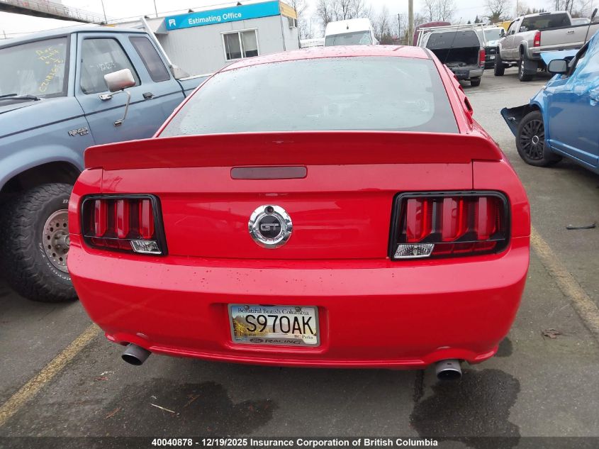 2005 Ford Mustang Gt VIN: 1ZVHT82H055172533 Lot: 40040878