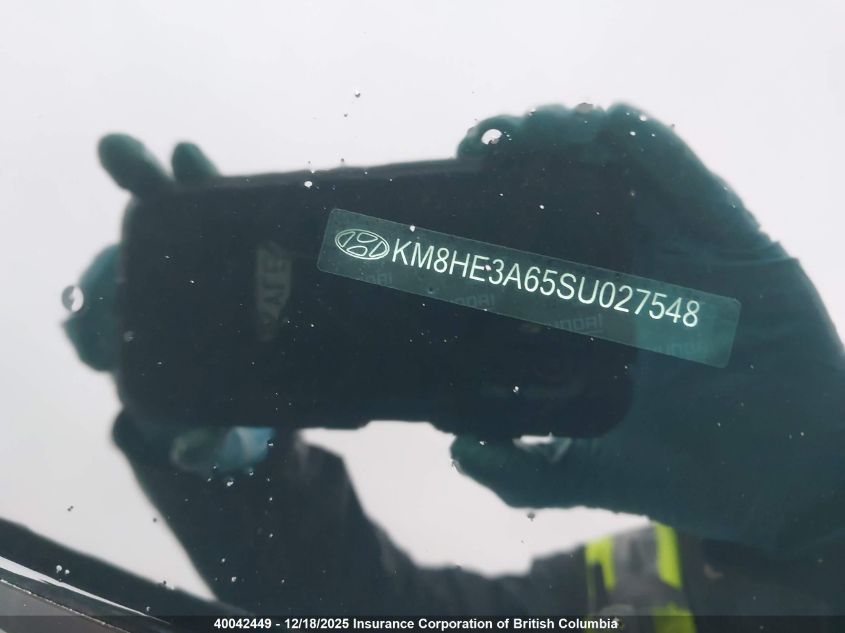 2025 Hyundai Kona VIN: KM8HE3A65SU027548 Lot: 40042449