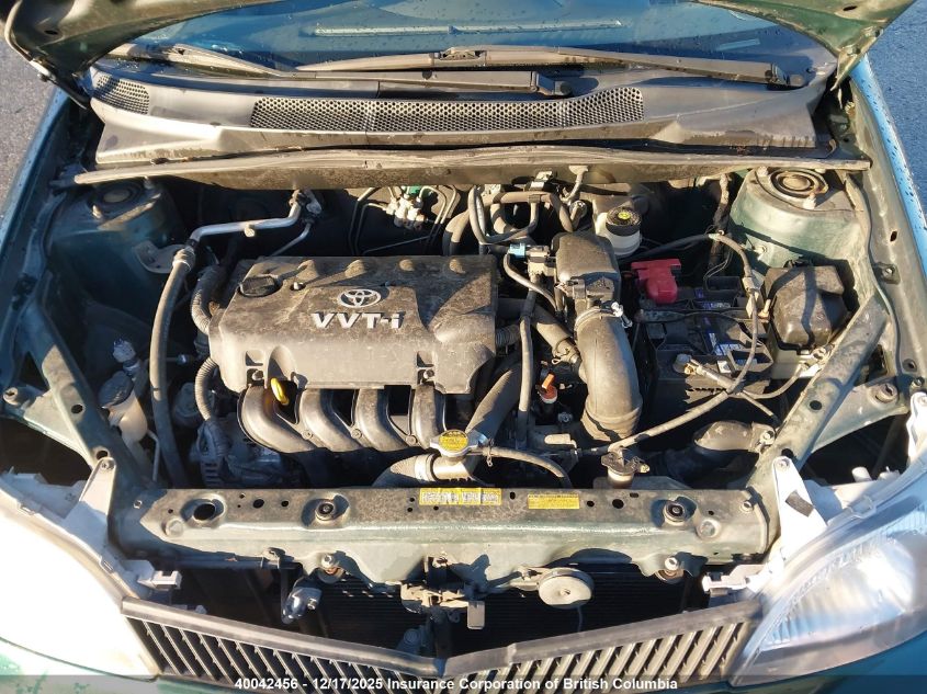 JTDBT123810171352 2001 TOYOTA ECHO photo no. 10