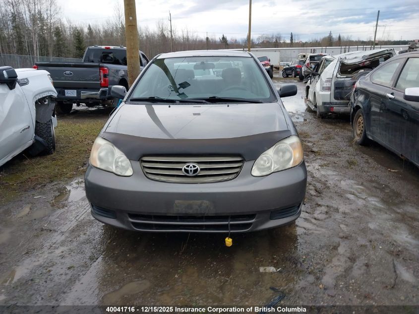 2004 Toyota Corolla Ce/Le/S VIN: 2T1BR32E64C815890 Lot: 40041716