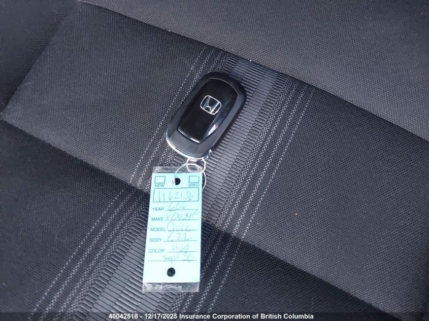 2025 Honda Civic VIN: 2HGFE4F81SH008379 Lot: 40042518