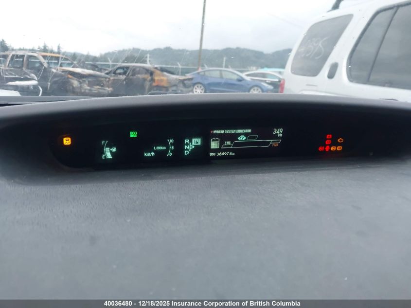 2013 Toyota Prius VIN: JTDKN3DU6D0341921 Lot: 40036480