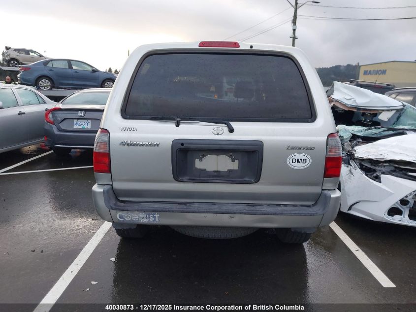 1999 Toyota 4Runner Limited VIN: JT3HN87R2X9023605 Lot: 40030873