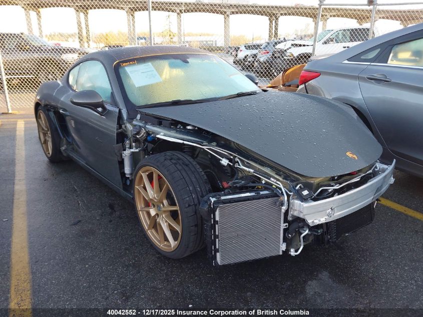 2025 Porsche 718 Cayman Gts 4.0 VIN: WP0AD2A83SK266158 Lot: 40042552