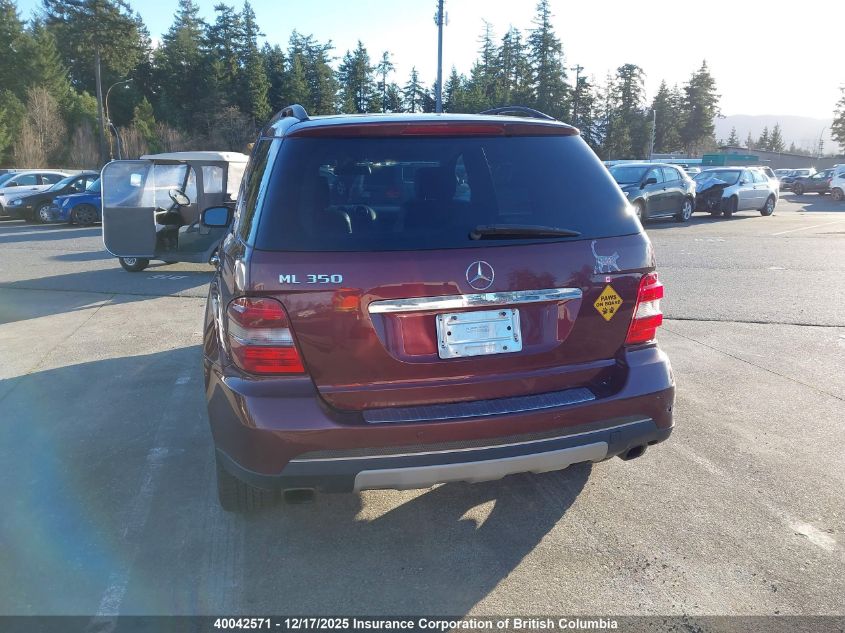 2006 Mercedes-Benz Ml 350 VIN: 4JGBB86EX6A150586 Lot: 40042571