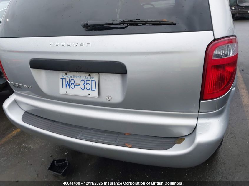 2004 Dodge Caravan Se VIN: 1D4GP25R04B517857 Lot: 40041430