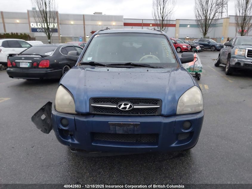 2007 Hyundai Tucson Gls VIN: KM8JM12B17U551713 Lot: 40042583