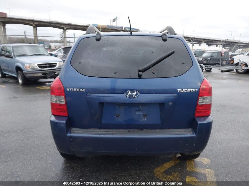 2007 Hyundai Tucson Gls VIN: KM8JM12B17U551713 Lot: 40042583