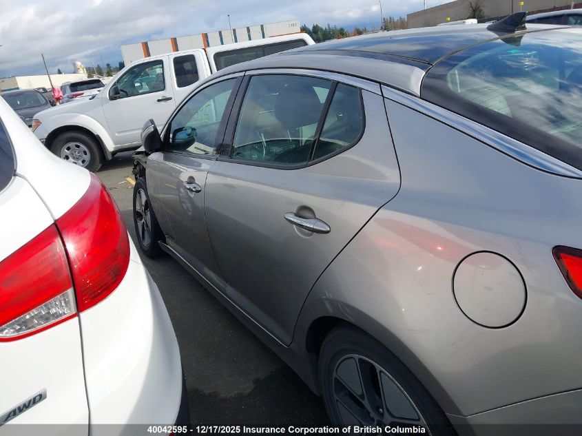 2013 Kia Optima Hybrid VIN: KNAGM4AD4D5040454 Lot: 40042595