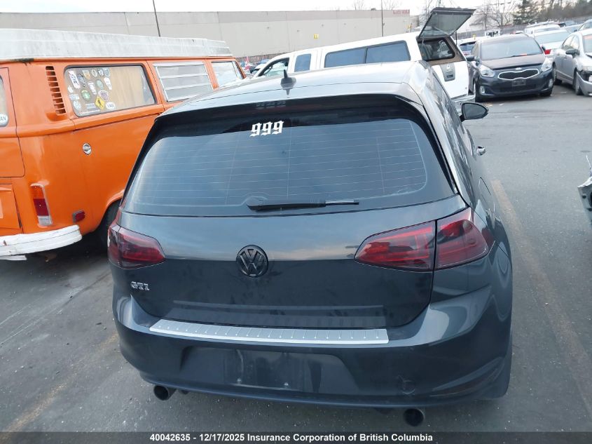 2017 Volkswagen Gti VIN: 3VWYT7AU7HM052011 Lot: 40042635
