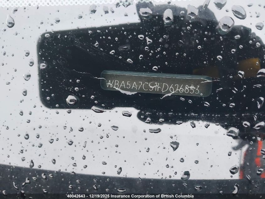 2015 BMW 528I VIN: WBA5A7C51FD626853 Lot: 40042643