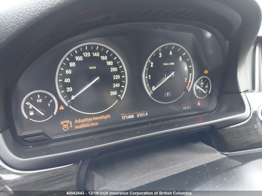 2015 BMW 528I VIN: WBA5A7C51FD626853 Lot: 40042643