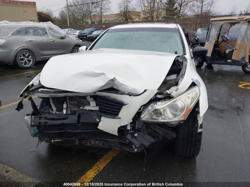 2011 Infiniti G25X VIN: JN1DV6AR8BM651698 Lot: 40042658