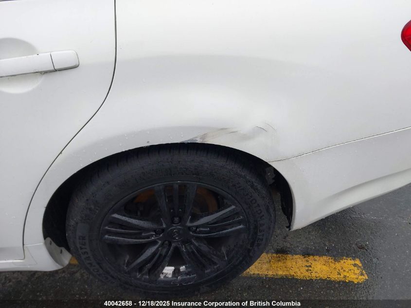 2011 Infiniti G25X VIN: JN1DV6AR8BM651698 Lot: 40042658