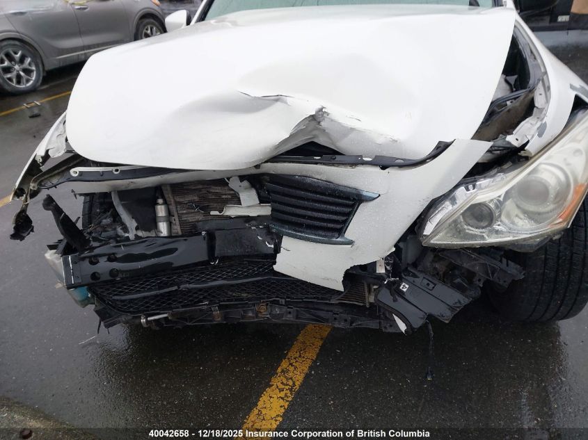 2011 Infiniti G25X VIN: JN1DV6AR8BM651698 Lot: 40042658