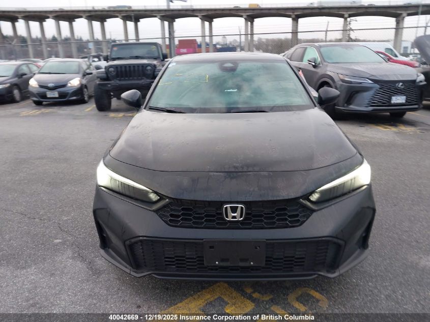 2025 Honda Civic VIN: 2HGFE4F85SH001516 Lot: 40042669