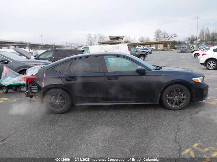 2025 Honda Civic VIN: 2HGFE4F85SH001516 Lot: 40042669