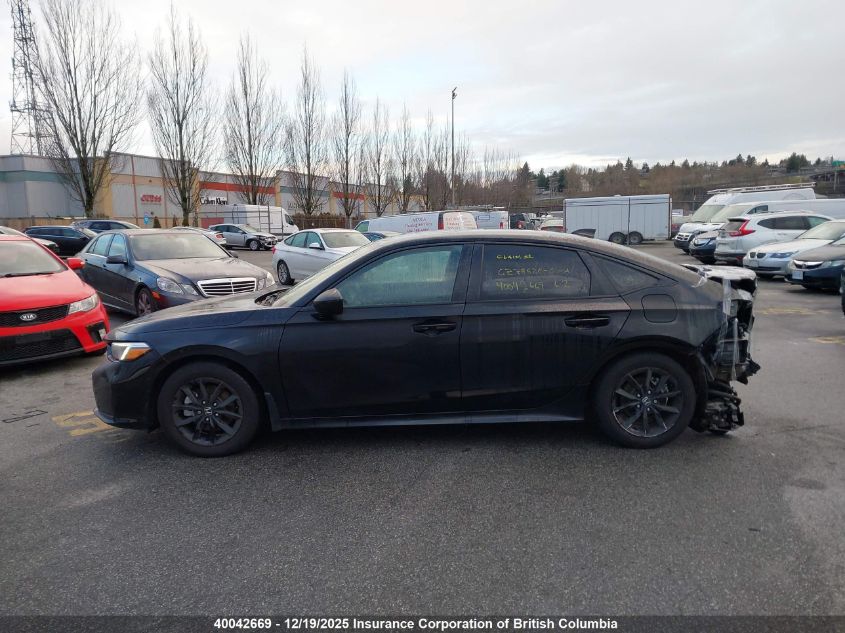 2025 Honda Civic VIN: 2HGFE4F85SH001516 Lot: 40042669