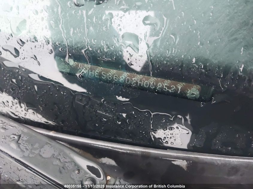 2002 Acura 1.7El Premium VIN: 2HHES36802H002521 Lot: 40035155