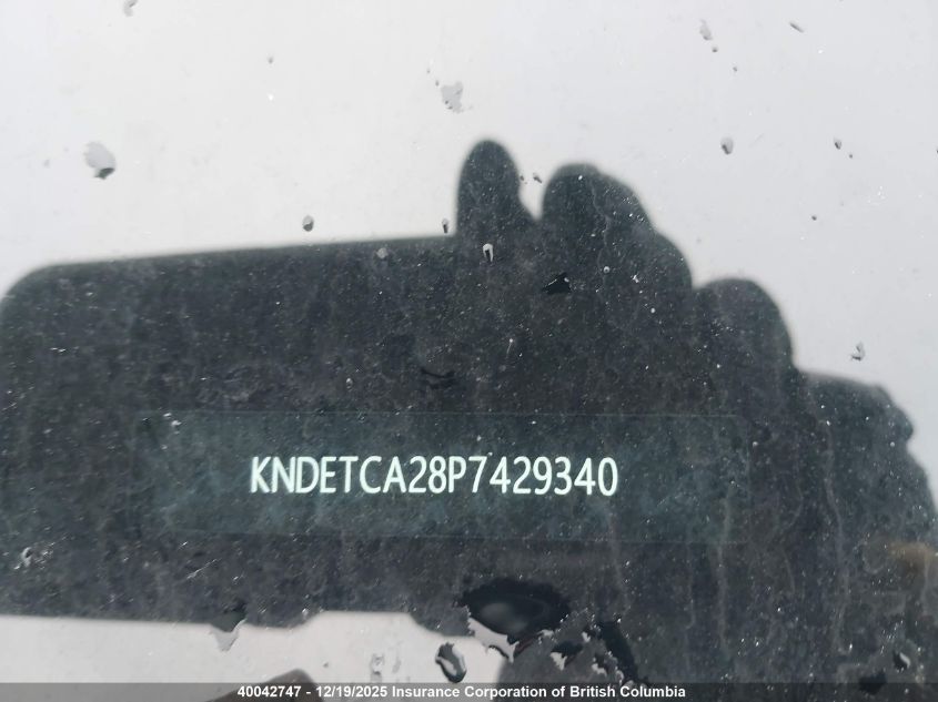 2023 Kia Seltos Sx VIN: KNDETCA28P7429340 Lot: 40042747