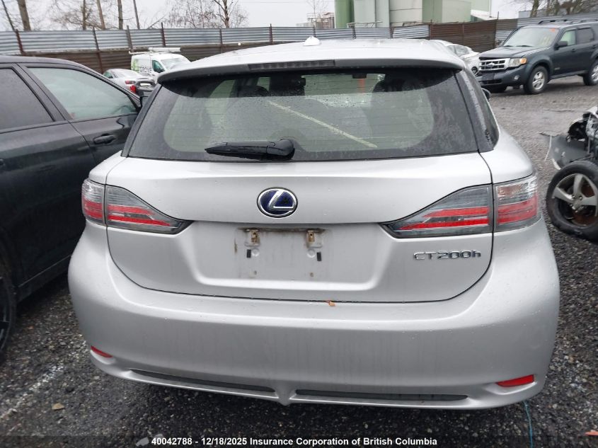 2012 Lexus Ct 200 VIN: JTHKD5BHXC2080833 Lot: 40042788