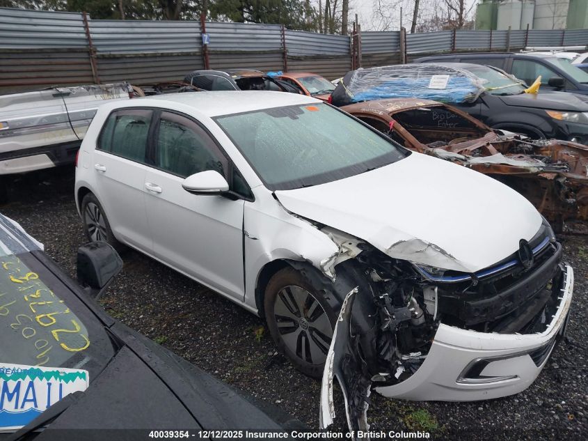 2017 Volkswagen E-Golf Sel Premium VIN: WVWPR7AU3HW954460 Lot: 40039354
