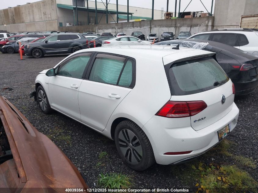 2017 Volkswagen E-Golf Sel Premium VIN: WVWPR7AU3HW954460 Lot: 40039354