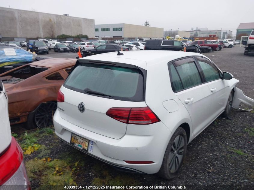 2017 Volkswagen E-Golf Sel Premium VIN: WVWPR7AU3HW954460 Lot: 40039354