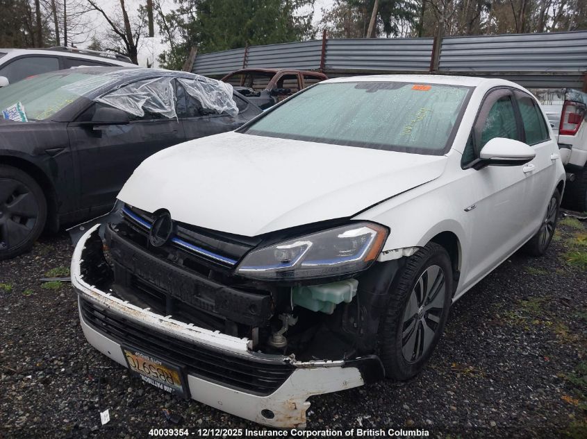 2017 Volkswagen E-Golf Sel Premium VIN: WVWPR7AU3HW954460 Lot: 40039354