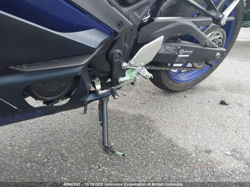 2023 Yamaha Yzfr3 A VIN: MH3RH18NXPK002540 Lot: 40042821