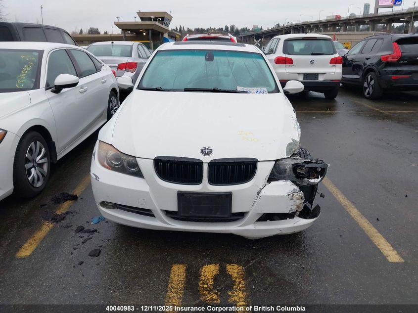 2006 BMW 325 I VIN: WBAVB135X6KX63926 Lot: 40040983