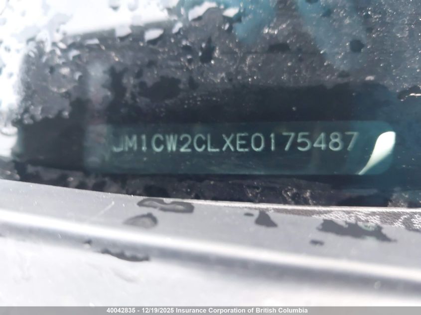 2014 Mazda 5 Touring VIN: JM1CW2CLXE0175487 Lot: 40042835