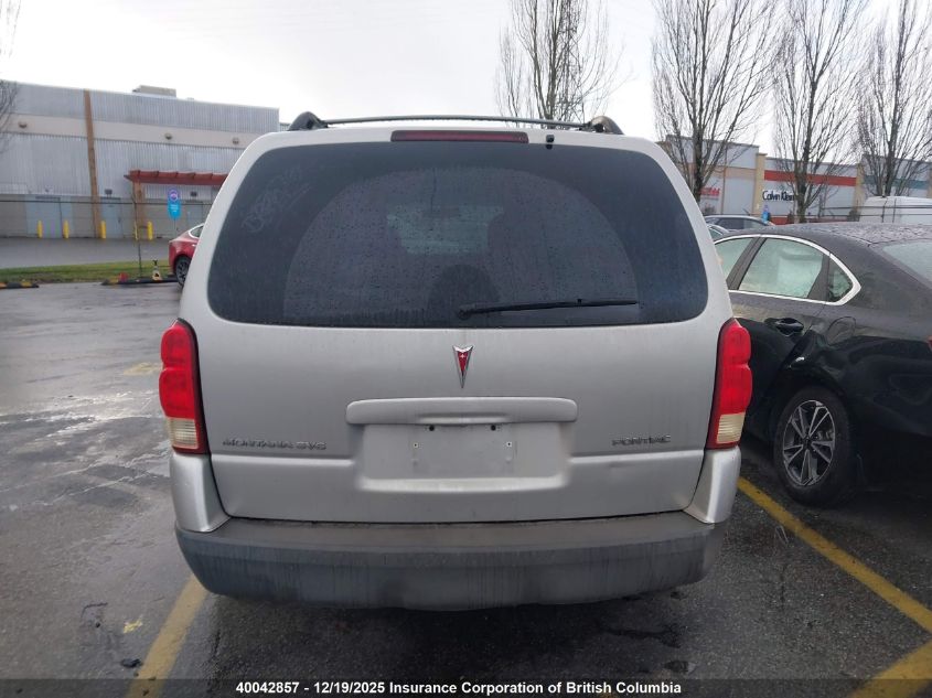 2005 Pontiac Montana Sv6 VIN: 1GMDU23LX5D191834 Lot: 40042857