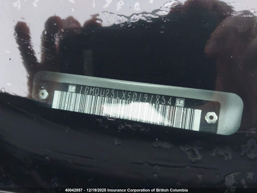 2005 Pontiac Montana Sv6 VIN: 1GMDU23LX5D191834 Lot: 40042857