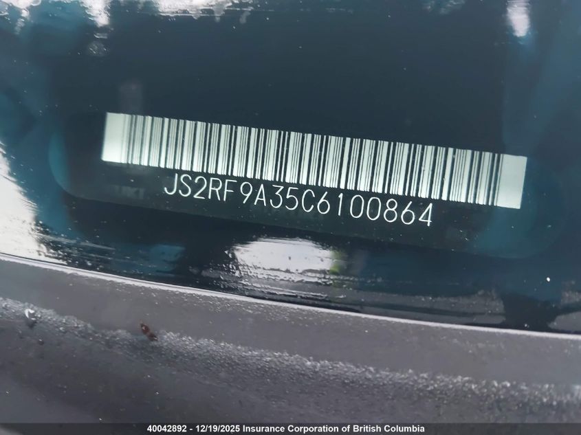 2012 Suzuki Kizashi Se VIN: JS2RF9A35C6100864 Lot: 40042892