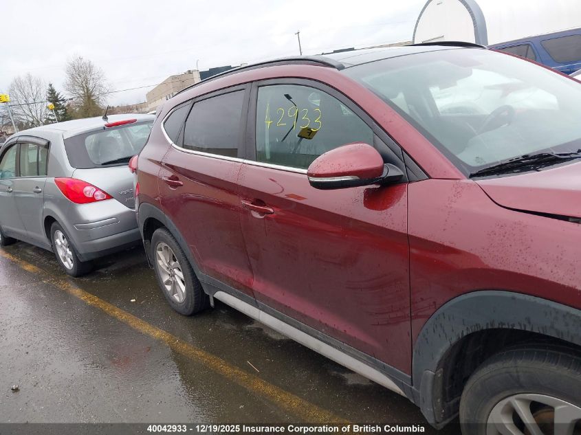 2018 Hyundai Tucson Limited/Sport And Eco/Se VIN: KM8J3CA46JU661942 Lot: 40042933