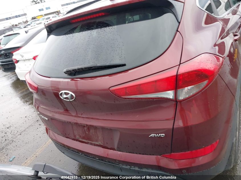 2018 Hyundai Tucson Limited/Sport And Eco/Se VIN: KM8J3CA46JU661942 Lot: 40042933