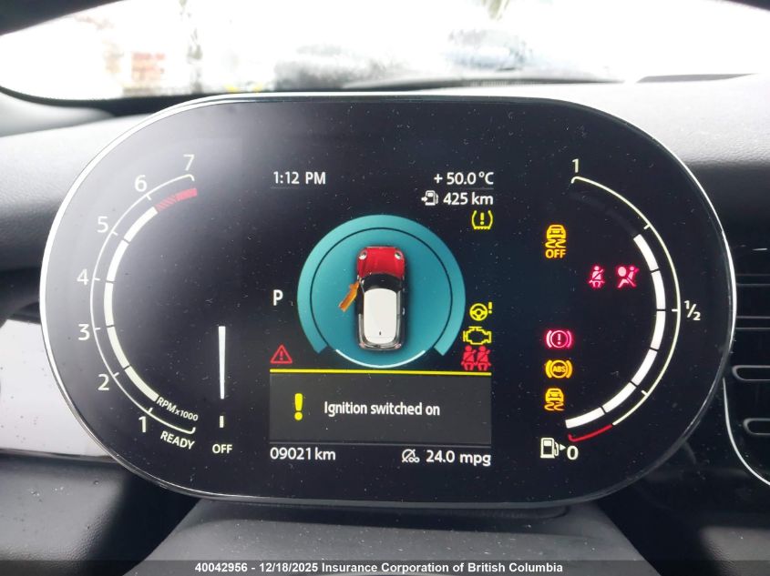 2024 Mini 3 Door Cooper S VIN: WMW53DH09R2U91871 Lot: 40042956