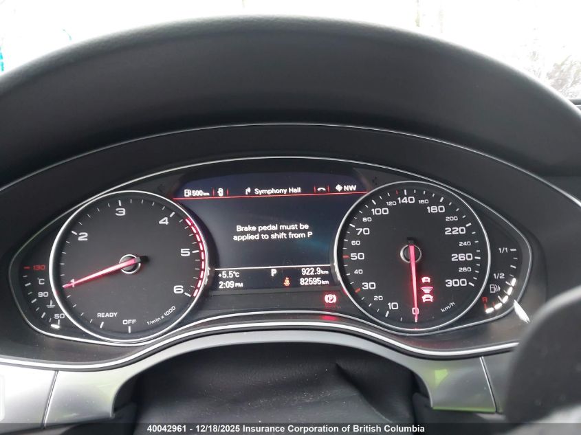 2016 Audi A6 VIN: WAUJMAFC7GN011832 Lot: 40042961